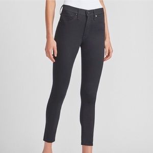 Pitch Black Mid Rise Super Soft Skinny Jeans - Express